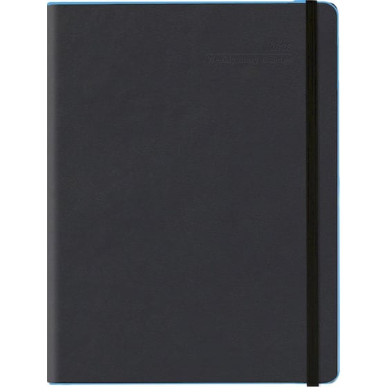 Ημερολόγιο Εβδομαδιαίο 2026 Θεοφύλακτος 12M Laser Μαύρο image 0