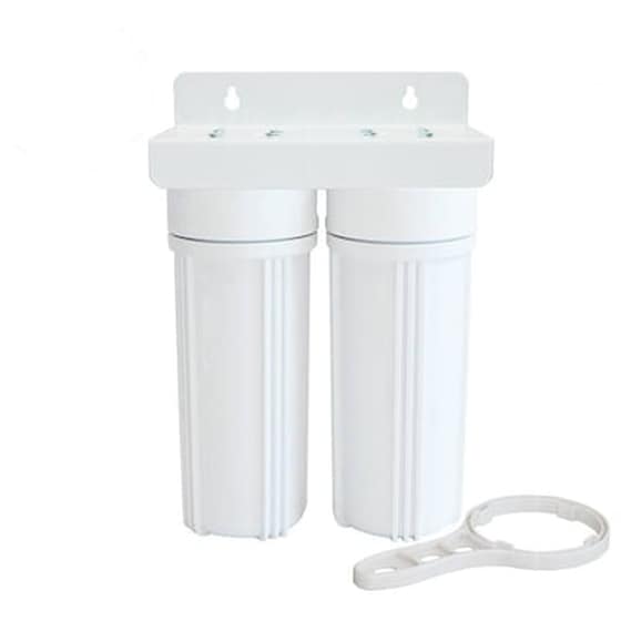 Eiger Διπλή Συσκευή Φίλτρανσης Κάτω Πάγκου 10'' - 1/4'' - Λευκή image 0