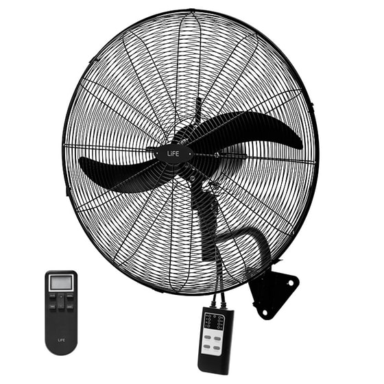 LIFE WindPro50 160W 50cm με Τηλεχειριστήριο Ανεμιστήρας Τοίχου image 0