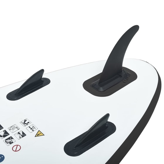 Φουσκωτή Σανίδα SUP VidaXL 300 x 72 cm - Μαύρη image 5