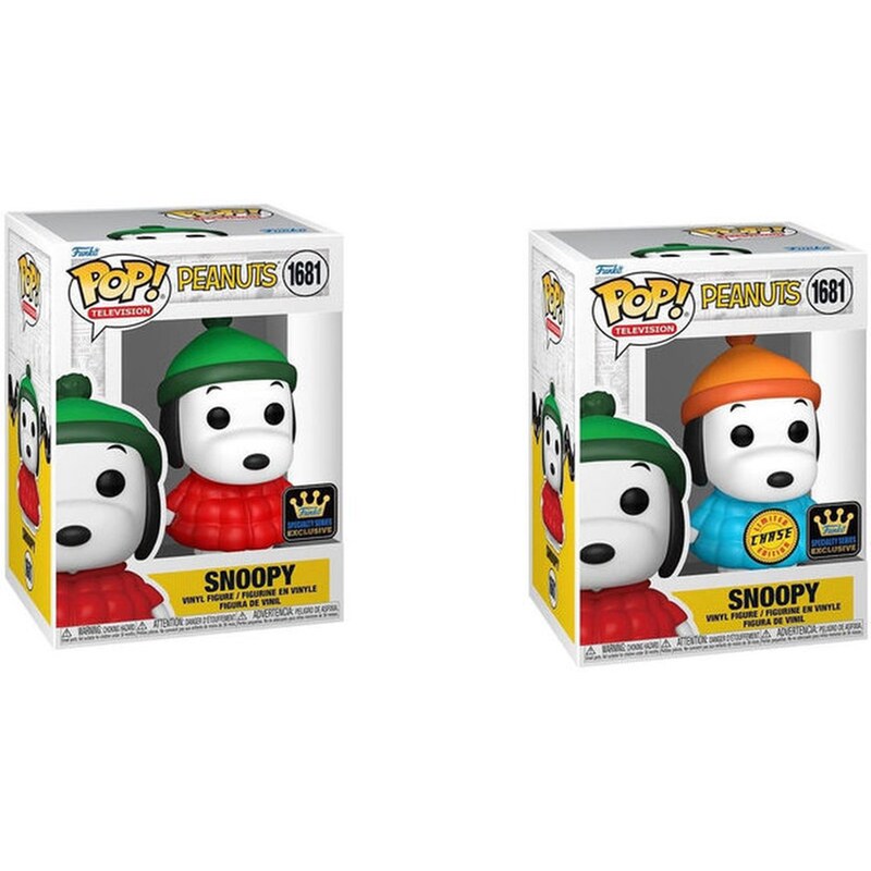 Φιγούρες Funko Pop! - Peanuts - Snoopy #1681 and Chase (2-pack)