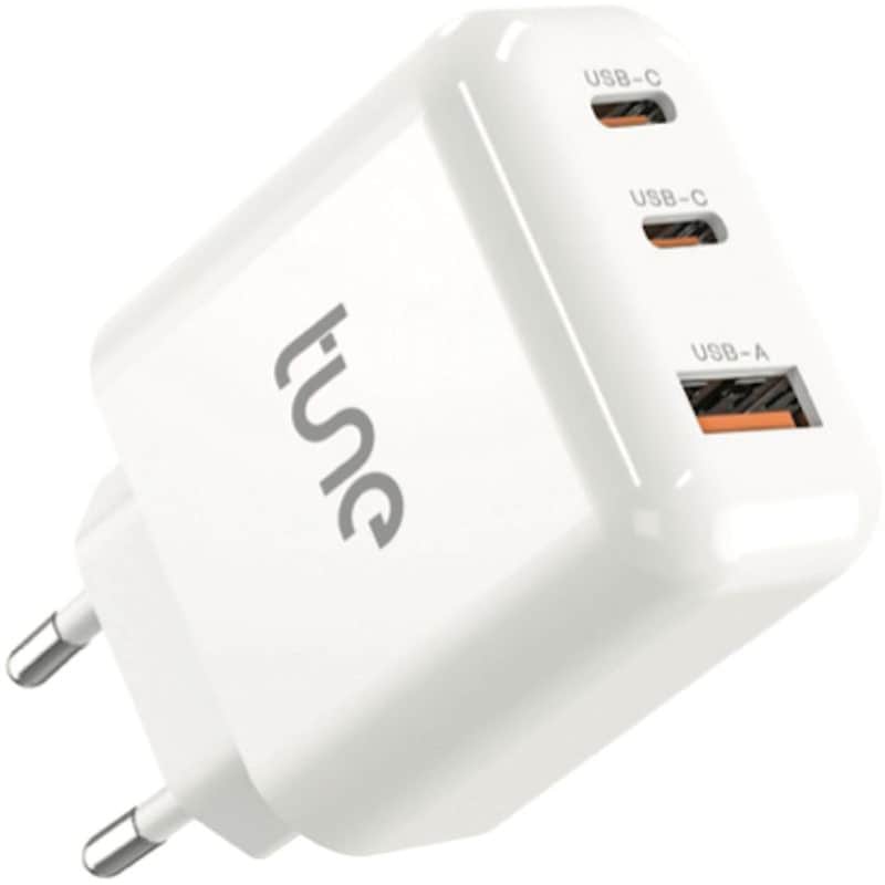 TUNE Φορτιστής Πρίζας Tune Turbo PD Wall Charger USB-C/USB-A 45W - White