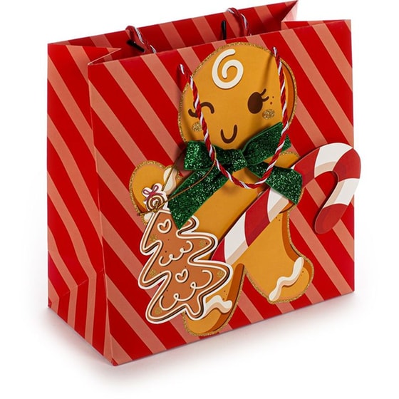 Σακούλα Δώρου Tri-Coastal Gingerbread Man Medium image 2
