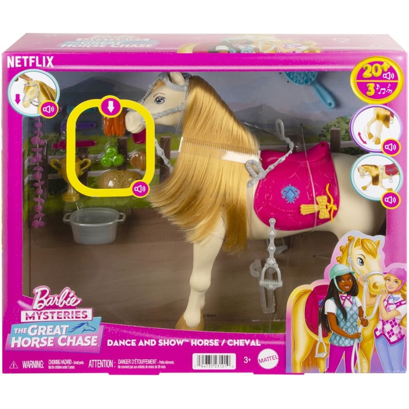 MATTEL Mattel Barbie Mysteries: The Great Horse Chase - Dance And Show Horse / Cheval (HXJ42)
