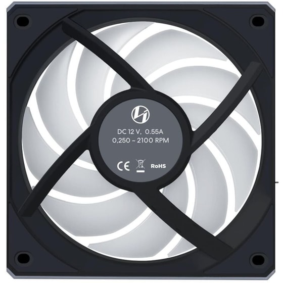 Case Fan Lian Li Uni Fan Cl Wireless Reverse Blade 120mm με RGB Φωτισμό 3τμχ & Controller image 3