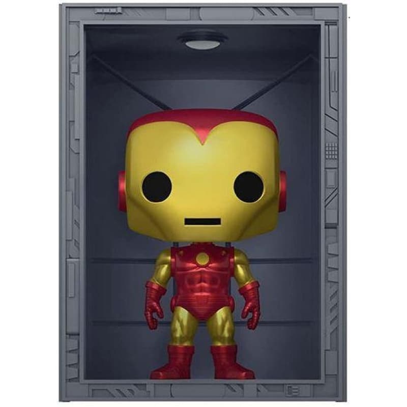 Φιγούρα Funko Pop! Deluxe - Marvel Hall Of Armor - Iron Man Model 4 (Metallic) (Bobble-Head) 1036