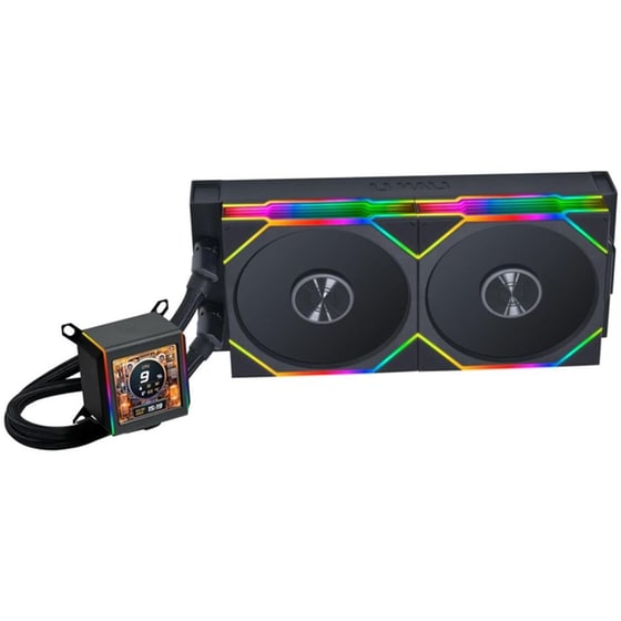 Lian Li Galahad II LCD 280 TL Υδρόψυξη AIO CPU με 2 Ανεμιστήρες 140mm και RGB Φωτισμό image 0