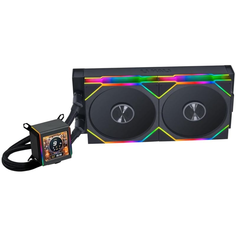 Lian Li Galahad II LCD 280 TL Υδρόψυξη AIO CPU με 2 Ανεμιστήρες 140mm και RGB Φωτισμό