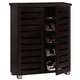 Παπουτσοθήκη Woodwell C10051 Από Μελαμίνη 77x34x98 cm - Wenge