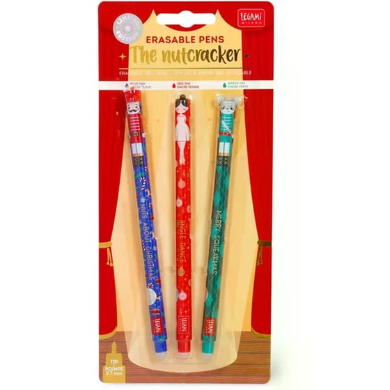 Στυλό Gel Erasable Legami Xmas 2025 0.7mm (3 Τεμάχια) image 0