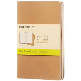 Σημειωματάριο Moleskine Pocket Cahier Journal Plain (3 Τεμάχια)