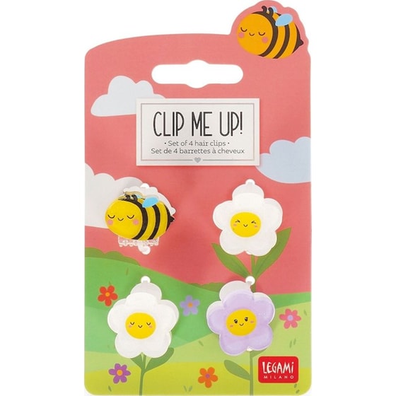 Κλιπ Μαλλιών Legami Bee 4 Τμχ image 0