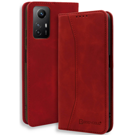 Θήκη Πορτοφόλι Xiaomi Redmi Note 12S - Bodycell - Κόκκινο