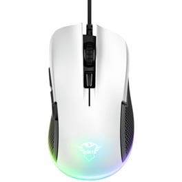 Trust GXT 922W Ybar RGB Gaming Ενσύρματο Ποντίκι - Λευκό
