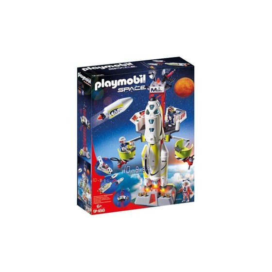 PLAYMOBIL® Πύραυλος Διαστημικής Αποστολής Με Σταθμό (9488) image 1