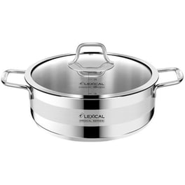 LEXICAL SLC-80602-28S Κατασαρόλα Ρηχή 28 cm Ασημί
