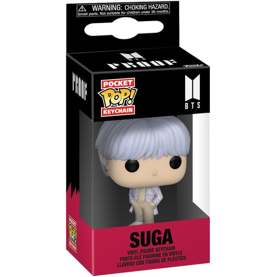 Funko Pocket Pop! Keychain - BTS - Suga (Proof) image 1