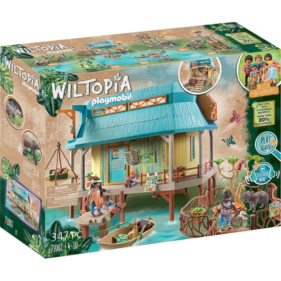 PLAYMOBIL® Wiltopia Σταθμός Περίθαλψης Άγριων Ζώων (71007) image 0