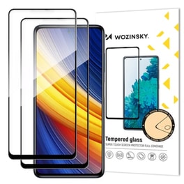 Προστατευτικό οθόνης Xiaomi Redmi Note 9 Pro/Note 9S/Poco X3 - Wozinsky Tempered Glass Full Glue Black 2pcs