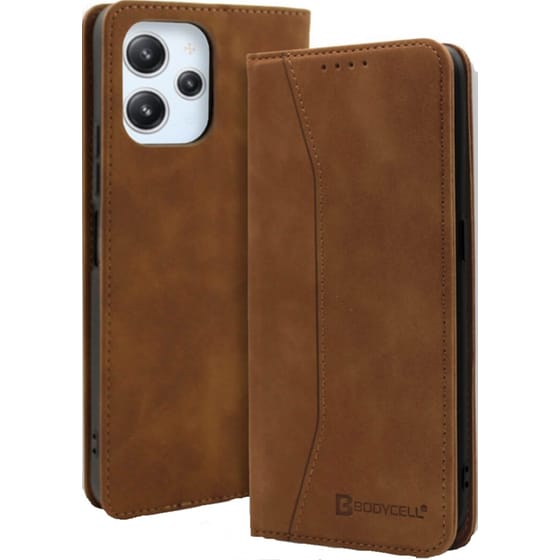 Θήκη Xiaomi Redmi 12 - Bodycell Πορτοφόλι - Brown image 0