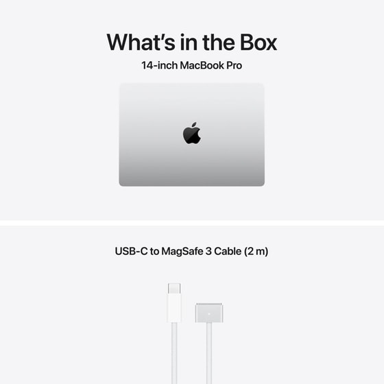 Apple MacBook Pro 14" M5 Max Chip QHD+ (Apple M5 Max 18 Cores/36GB/2TB SSD/32 Cores GPU/macOS) Silver image 8