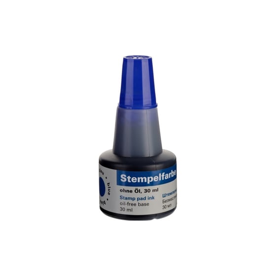 Μελάνι για Ταμπόν Σφραγίδας Office Point - 30ml - Μπλε image 0