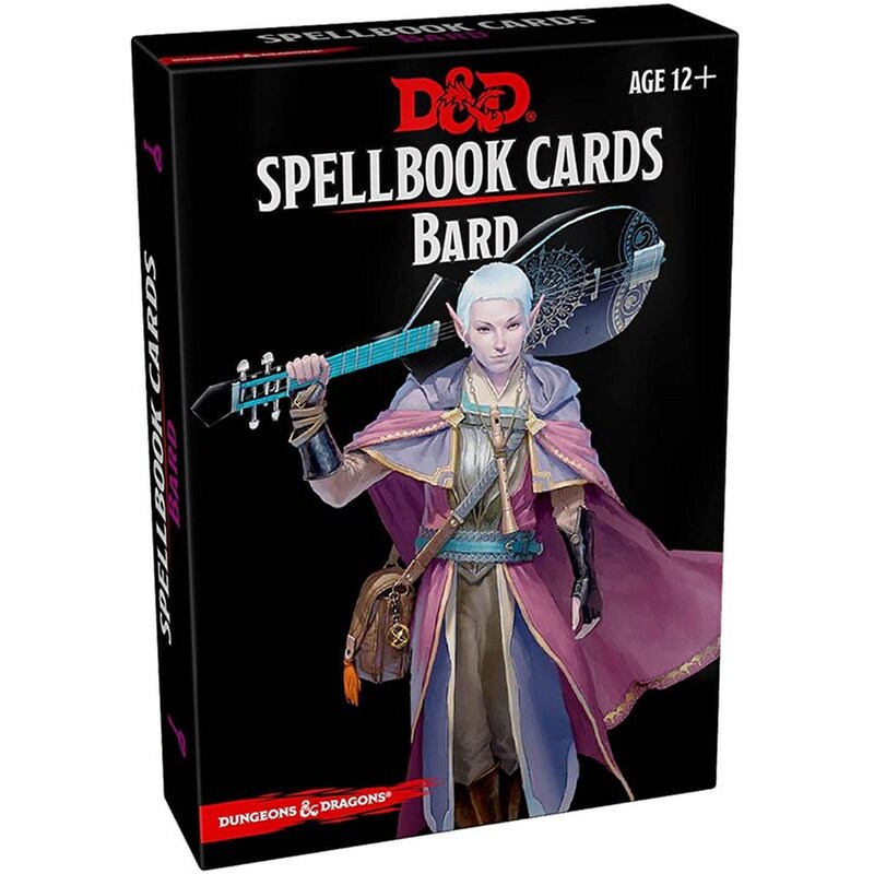 WIZARDS OF THE COAST Dd5 Spellbook Cards: Bard Dungeons Dragons WIZARDS OF THE COAST