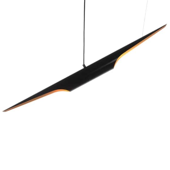 Φωτιστικό Οροφής Μονόφωτο Χατζηκοντίδης C10 Tati Μεταλλικό - Μαύρο/Χρυσό image 0