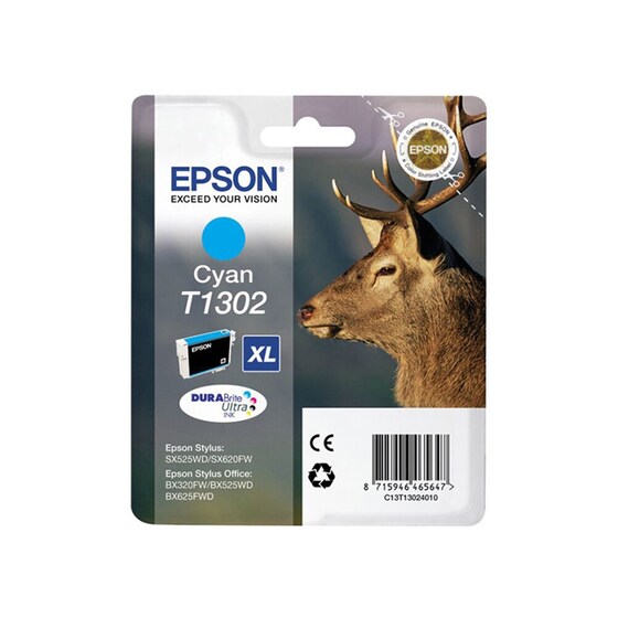 Epson T1302XL Κυανό Μελάνι Εκτυπωτή C13T13024010 image 0
