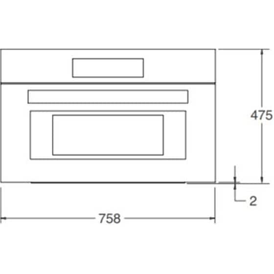 BERTAZZONI F30PROMWLXT 38 Lt Inox Εντοιχιζόμενος Φούρνος Μικροκυμάτων image 1