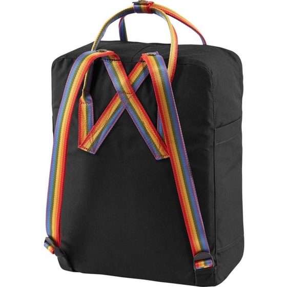 Σακίδιο&nbsp;Πλάτης&nbsp;Fallraven&nbsp;Kanken&nbsp;Black-Rainbow image 2