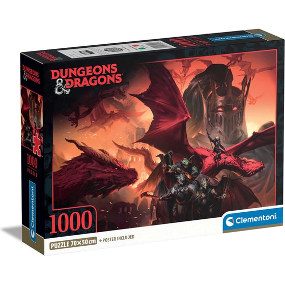 Παζλ Clementoni High Quality Collection Dungeons & Dragons (1000 Κομμάτια) image 0