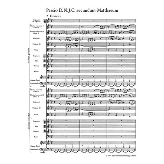 Βιβλίο Barenreiter J.s. Bach - St. Matthew Passion Bwv 244 image 2