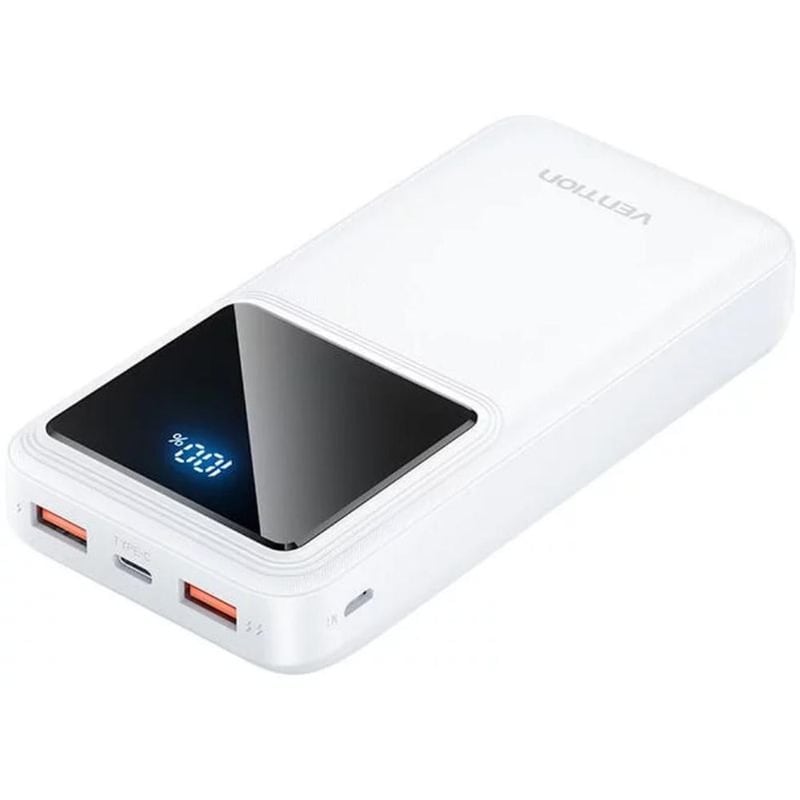 Powerbank Vention FHLW0 20.000mAh 22.5W - White