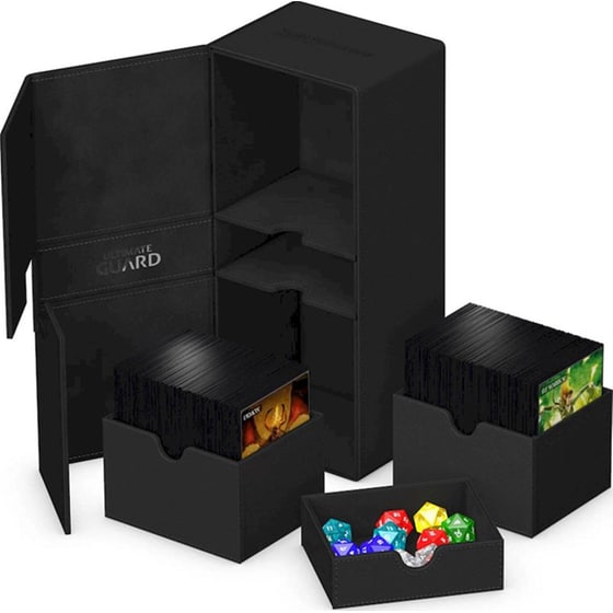 Ultimate Guard Twin Flip`n`tray 266+ Xenoskin Black image 6