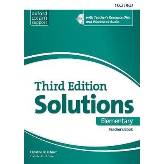 Solutions: Elementary: Essentials Teacher's Book and Resource Disc Pack image 0