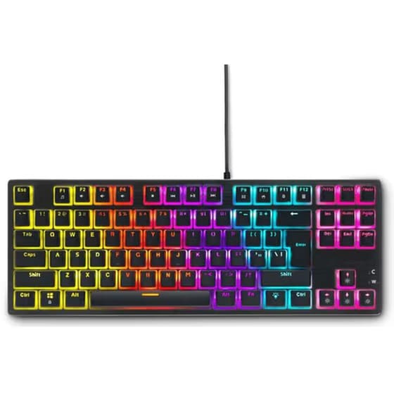 Spatan Gear Lochos 2 Gaming Μηχανικό Ενσύρματο Tenkeyless Πληκτρολόγιο RGB Μαύρο (US) image 0