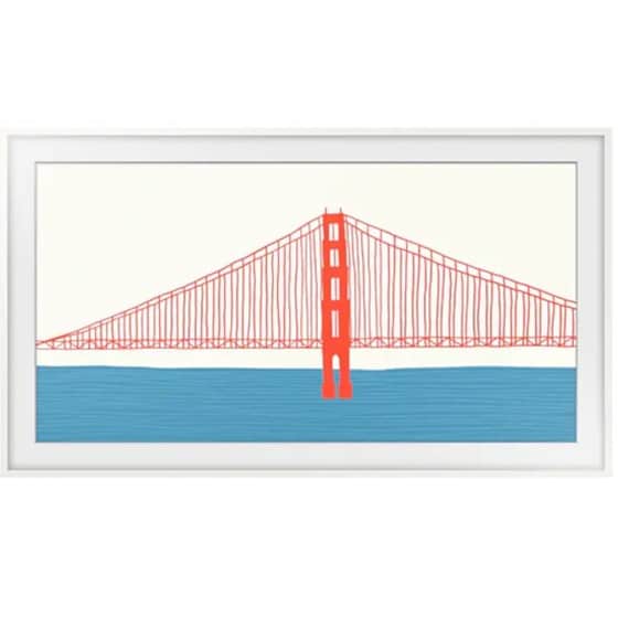 Μαγνητικό Πλαίσιο Τηλεόρασης Samsung The Frame 65" VG-SCFA65WTCXC - Λευκό image 0