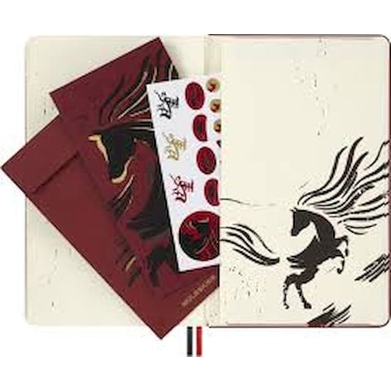 Σημειωματάριο Moleskine Year of the Horse Ριγέ Woodcut L Hardcover (1 Τεμάχιο) image 4