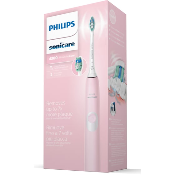 Ηλεκτρική Οδοντόβουρτσα PHILIPS HX6806/04 Sonicare ProtectiveClean 4300 - Ροζ image 2