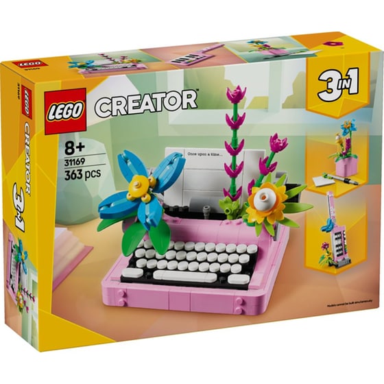 LEGO® Creator 3σε1 Γραφομηχανή με Λουλούδια (31169) image 0