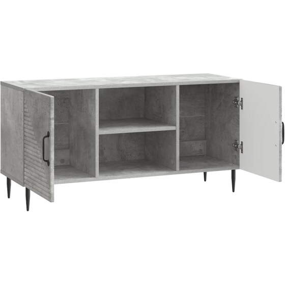 Έπιπλο Τηλεόρασης VidaXL 102x34.5x50 cm - Γκρι Σκυροδέματος image 4