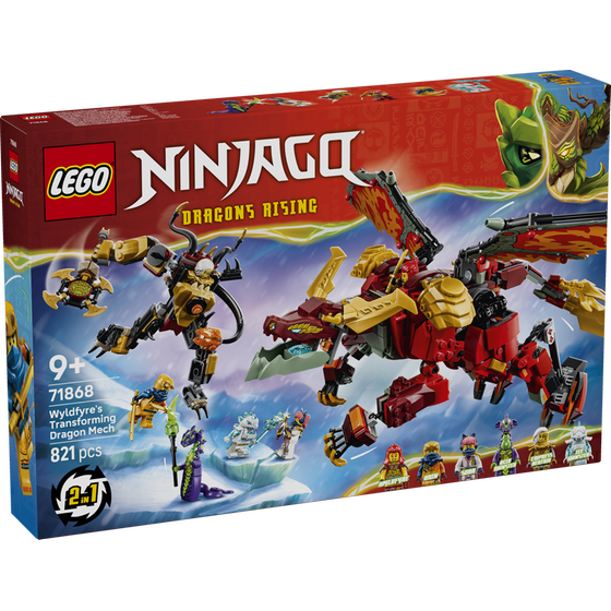 LEGO® Wyldfyre's Transforming Dragon Mech (71868) image 0