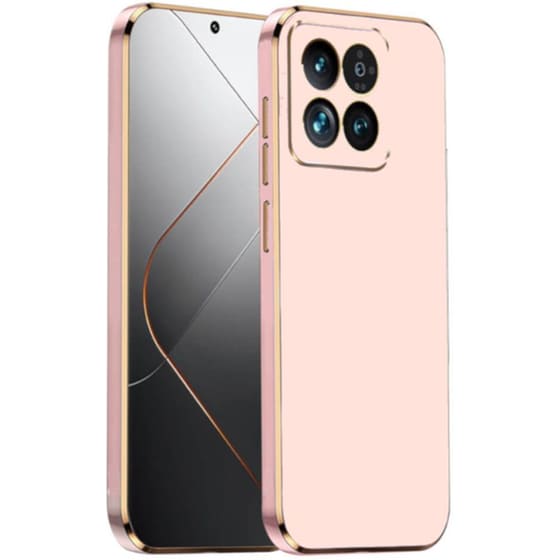 Θήκη Xiaomi 14 Pro - Bodycell Gold Plated - Pink image 0