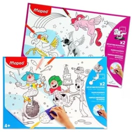 Σετ Ζωγραφικής Maped Placemats (2 Σχέδια)
