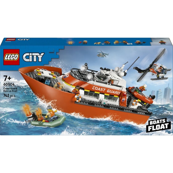 LEGO® City Διασωστικό Σκάφος & Ελικόπτερο Ακτοφυλακής (60504) image 0