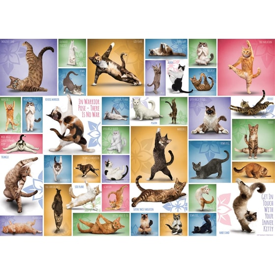 Παζλ Eurographics Yoga Cats (1000 Κομμάτια) image 1