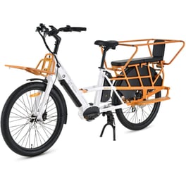 Ηλεκτρικό Ποδήλατο Youin BK6100 Cargo 26" Longtail - Λευκό