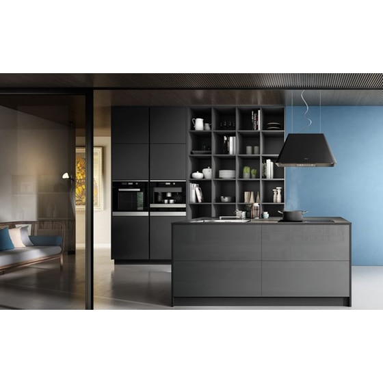 ELICA IKONA LIGHT ΜΑΤ BL/F/60 Μαύρο Απορροφητήρας Νησίδα image 2