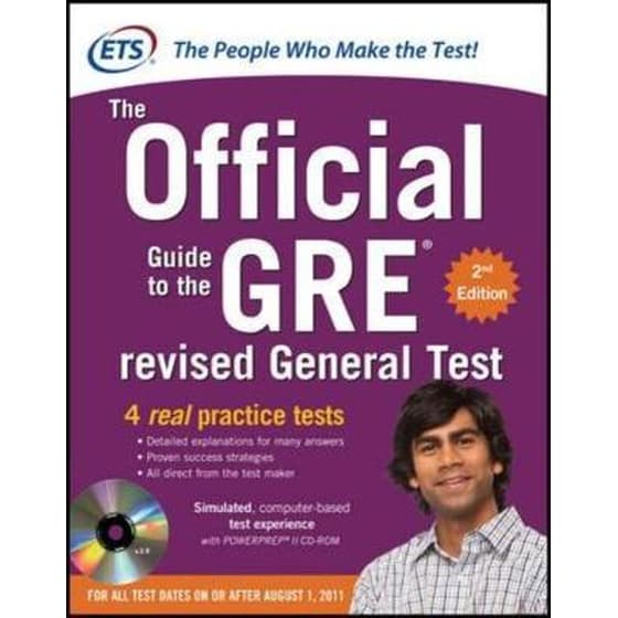 GRE The Official Guide to the Revised General Test with CD-ROM, Second Edition image 0
